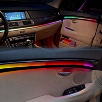 Éclairage ambiant RGB pour voiture, 64 couleurs, éclairage ambiant intérieur pour BMW Série 5 GT F07 2010-2017, dynamique et coloré