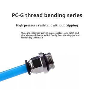 HOFUJNG Connecteur Pneumatique Rotatif à Poussée en Métal Cuivre Nickelé, Qualité Garantie, Vente Chaude - Product Image 2