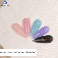 Nouvelle arrivée Gel de bonbons à éclater sans HEMA Builder Extension d'ongles Gel liquide auto-nivelant clous de cercueil de construction