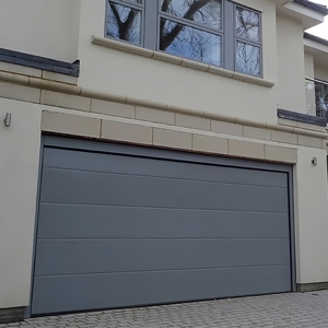 Porte de garage moderne personnalisée en aluminium Design sans cadre Verre réfléchissant Système d'ouverture automatique Porte de garage en aluminium de haute qualité - Product Image 5