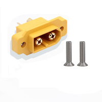 Personalizado XT60E XT60 XT90 conector tornillo fijo enchufe de alimentación macho/hembra DC terminales para batería de litio RC Drone Panel conectores