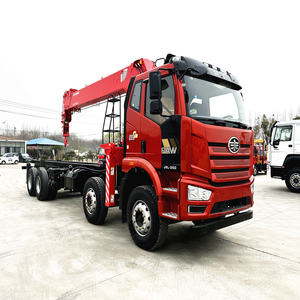 شاحنة FAW رافعة محمولة 8X4 شاحنة ثقيلة كبيرة قوة حصان رافعة محمولة على شاحنة مع ذراع هيدروليكي للبيع الساخن - Product Image 3