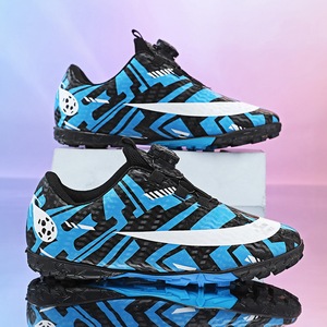 Chaussures de football pour enfants en gros, nouvelles chaussures de football pour élèves du primaire, <span class=keywords><strong>crampons</strong></span> de football unisexes à bouton rotatif TF pour l'entraînement - Product Image 5