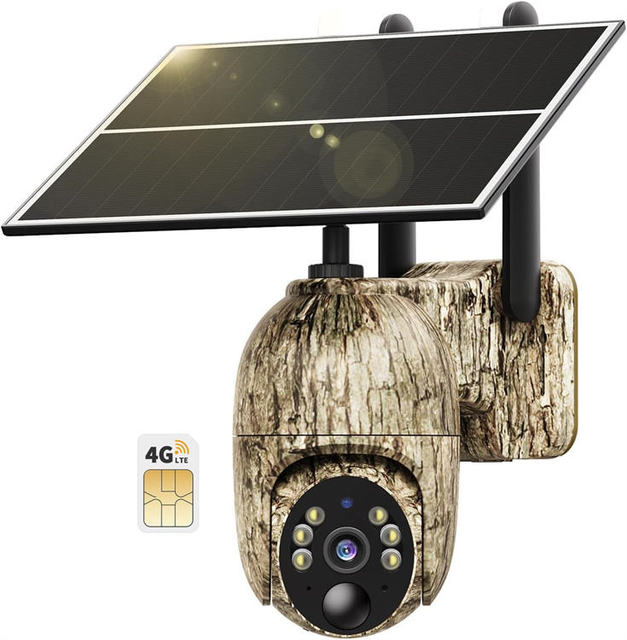 2K Wildlife Trail Forest Solar Battery Animal Trap Camera Lte 4G Sim Card Hunting Cameras
