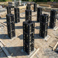 Système de coffrage modulaire en plastique ABS Minglei pour la construction en béton