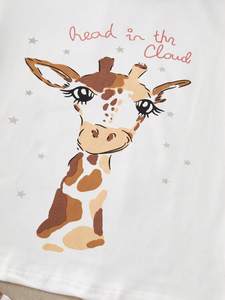 Nouvel ensemble <span class=keywords><strong>de</strong></span> pyjama trois pièces à motif <span class=keywords><strong>girafe</strong></span>, vêtements <span class=keywords><strong>de</strong></span> détente pour femmes, mignons et décontractés, pour le printemps, l'été et l'automne - Product Image 6