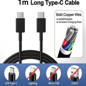 Pd 25W 45W สาย <span class=keywords><strong>USB</strong></span> <span class=keywords><strong>C</strong></span> สำหรับ <span class=keywords><strong>Samsung</strong></span> Galaxy S20 S21 S22 S24 S23 S25Ultra Note 20 <span class=keywords><strong>A53</strong></span> A54สายชาร์จ <span class=keywords><strong>USB</strong></span> Type <span class=keywords><strong>C</strong></span> เร็วสุด - Product Image 2