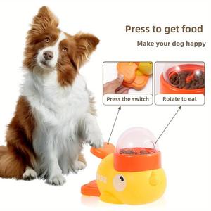 Jouet pour chien <span class=keywords><strong>en</strong></span> forme de canard jaune deux-<span class=keywords><strong>en</strong></span>-un, jouet distributeur de nourriture lente pour chien, jouet d'entertainment pour chien favorisant une alimentation saine - Product Image 6