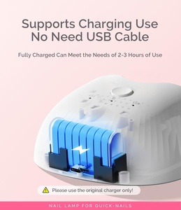 New Mini UV LED Nail Dryer Lamp with LCD Display 30/60S Timer Quick Curing Gel Polish USB Portable Manicure <b>Tool</b> - Product Image 3