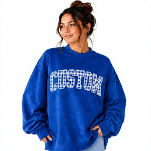 <b>Top</b> Trending Breathable Eco-Friendly Women's <b>Mock</b> <b>Neck</b> Sweatshirt Fleece Fabric Customized Front Embroidered Logo Winter - Product Image 1