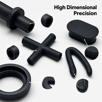 Pièces en caoutchouc silicone moulées par compression sur mesure, joint isolant en silicone, produit en caoutchouc pour l'étanchéité et l'absorption des chocs