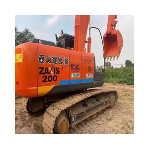 ZiHui, низкая цена, Япония, импортный экскаватор Hitachi zx200, оригинальный гусеничный экскаватор