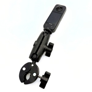 Soporte de garra de cangrejo de doble cabezal con clip fuerte para cámaras de acción GoPro/Insta360, para palo selfie y para motociclismo - Product Image 3