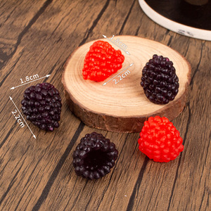 Venta Directa de Fábrica de Adornos de Fresa Silvestre Artificial, Accesorios de Fotografía, Decoraciones para Tiendas de Frutas, Modelos de Frambuesa Simulada - Product Image 4
