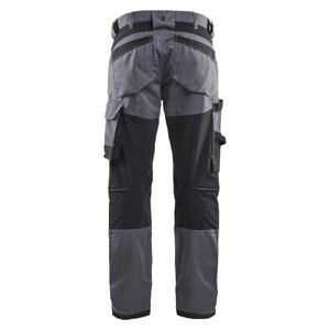 BLAKLADER - 175118329600C54 Pantalones artesanos con elástico Gris medio-PANTALÓN DE TRABAJO EAN 7330509923474 PANTALONES DE TRABAJO VAQUERO - Product Image 2