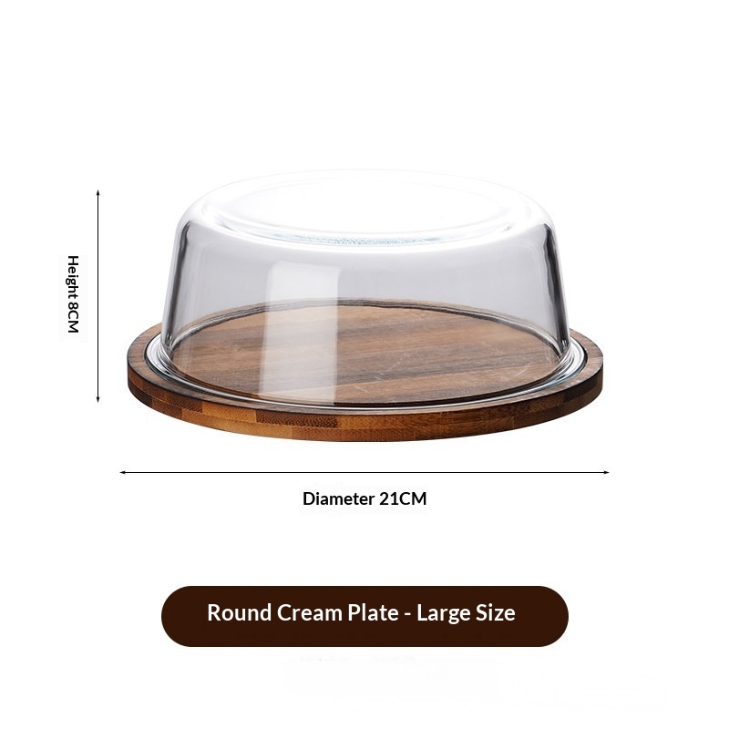 Marron, rond, grande taille