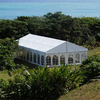 15x35m 15x40m tente de chapiteau extérieur Coody Air tente décoration pour mariage événement auvent tente plancher dôme géodésique