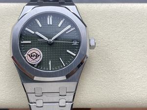 Reloj Mecánico de Lujo, Super Calidad, Resistente al Agua, 41mm, Fábrica APS, Movimiento 4302, 15510, Zafiro Resistente al Agua, Audemars, Negro - Product Image 4