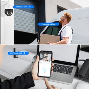 Caméra IR professionnelle 30X 8 pouces boîtier en métal 6MP 4K avec fente pour <span class=keywords><strong>carte</strong></span> <span class=keywords><strong>SD</strong></span> Audio bidirectionnelle 150M gamme IR caméra Laser IP POE PTZ IP66 - Product Image 3