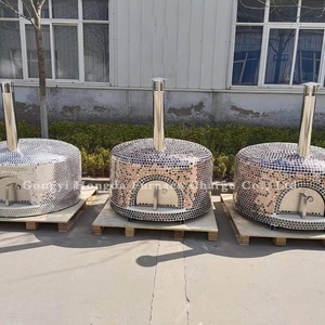 Grand <span class=keywords><strong>four</strong></span> <span class=keywords><strong>à</strong></span> pizza <span class=keywords><strong>à</strong></span> <span class=keywords><strong>bois</strong></span> extérieur portable pour une installation debout sans voiture d'hôtel de camping-car domestique - Product Image 5