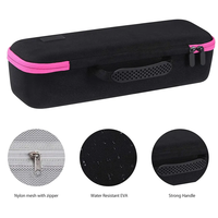 Revlon Brosse pour sèche-cheveux à une étape avec poches en maille à haute capacité de voyage EVA Hard Indoor Ultima Storage Suitcase Travel Case