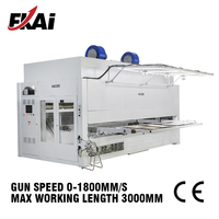 Utilisation en usine Machine de peinture en aérosol CNC 5 axes pour système de revêtement de meubles de panneau d'armoire de porte en bois