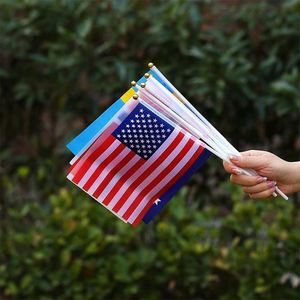 Banderas de Mano Miniatura de Todos los Países del Mundo, 100% Poliéster, Precio Promocional Bajo, para Eventos Deportivos - Product Image 5
