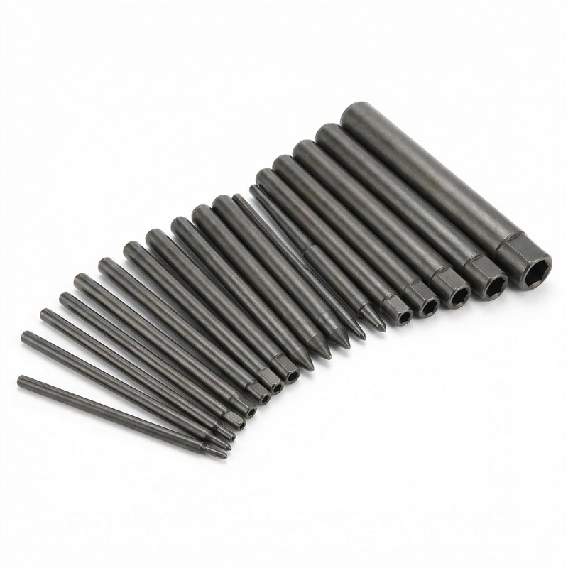 Custom Cold Heading Precision Punch Pins For Hex Flange Nuts Vacuum Heat Treated