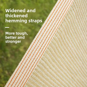 Màu Be HDPE Sun <span class=keywords><strong>Shade</strong></span> Sail hình chữ nhật tán vải vải màn hình nước không khí thấm UV kháng carport Patio ngoài trời bóng Net - Product Image 4