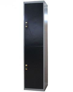 Tủ Quần Áo Phòng Ngủ Đã Qua Sử Dụng Tủ 2 Cửa Khóa Mật Khẩu Màu Đen Khóa Kim Loại Cho Học Sinh - Product Image 2