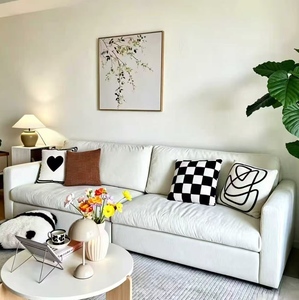 Ensemble de canapés modulaires de luxe modernes, amovibles et lavables, pour salon - Product Image 1