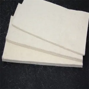 thick white wool felt