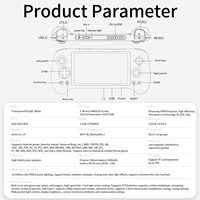 Gran memoria Batería de larga duración Anbernic RG557 256G Consola de videojuegos Consolas de juegos portátiles Android 14