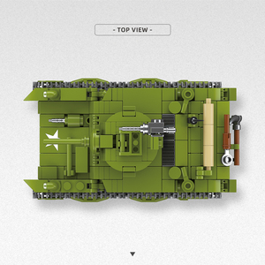 1/35 Guerra Mundial 2 Us M3 Stuart tanque ligero ladrillo plástico escala modelo Kits Ww2 militar <span class=keywords><strong>Scout</strong></span> coche bloques de construcción conjunto - Product Image 3