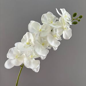 9 tiges <span class=keywords><strong>d</strong></span>'orchidées en soie, arrangement de mariage, fleur artificielle en tissu, phalaenopsis - Product Image 2