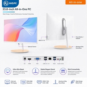 PC <span class=keywords><strong>All</strong></span>-in-One Smart AI Office 23.8 Pollici con Cornice Sottile, Computer Desktop Intel AIO Bianco SW238 Windows - Product Image 2