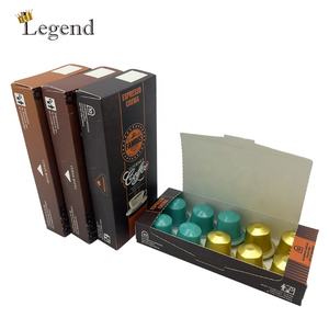 Boîtes d'emballage en papier alimentaire de luxe, emballage de Capsules en aluminium pour café expresso, Logo personnalisé, boîte de Capsules de café avec impression - Product Image 2