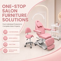 Lit de massage réglable recommandé, lit de spa de beauté, chaise de spa médical, lit facial électrique pour esthéticienne, mobilier de salon de spa médical