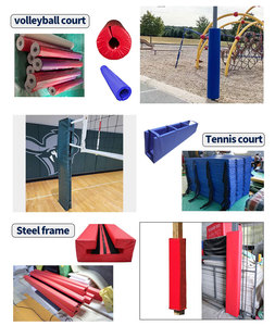 Premium Heavy-Duty Safety Protection PVC Leather PE Foam <strong>Pole</strong> Pad for Gym Training and Sports Facility - Product Image 4