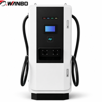 Borne de recharge rapide DC pour véhicules électriques Wanbo-567 120 kW à double pistolet, CCS2, OCPP 1.6, certifiée CE