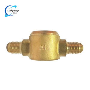 Vidrio de inspección roscado Mihana SYJ06L11 de 1/4 de pulgada, indicador de cambio de color de latón para refrigeración - Product Image 2