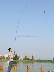 Canne à pêche en fibre de verre de bonne résistance / Canne à pêche transparente en fibre de verre, tailles personnalisées disponibles - Product Image 5