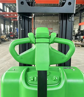 Chariot élévateur électrique 24V à charge lourde 2 tonnes, hauteur de levage max. 3,5 m, gerbeur électrique vertical à mât bi-étages pour logistique industrielle