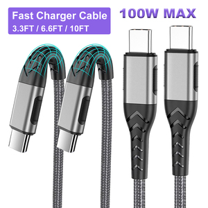 Cable de Carga Rápida Tipo C de 2 m (6 pies) y 100 W para Teléfono Móvil, Compatible con iPhone 15 Pro Max, Samsung Galaxy y Xiaomi - Product Image 2