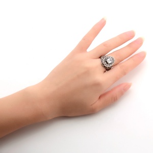 Bague <span class=keywords><strong>parfum</strong></span> Antique en argent sterling 925 pour femmes, anneaux de fiançailles, cadre, bijoux <span class=keywords><strong>parfum</strong></span>és, pour dames - Product Image 6
