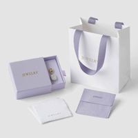 Benutzer definierte Großhandel Schmuck Papier Pappe Ring Schmuck Schublade Boxen Tasche mit Logo gedruckt Halskette Verpackung Schmucks cha tulle