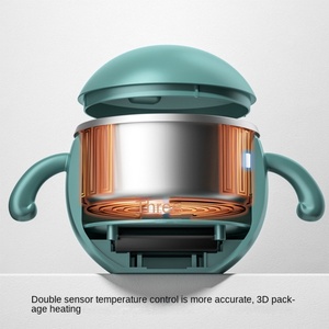 Vajilla Infantil 316 de Grado Alimenticio, Tazón para Bebé con Temperatura Constante, Diseño Animal, Sin Inyección de Agua, Resistente a Caídas, Función de Calentamiento - Product Image 3