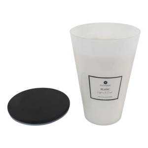 Bougie parfumée conique, grand bocal en verre réutilisable pour salon, chambre, salle de bain, usage décoratif - Product Image 3
