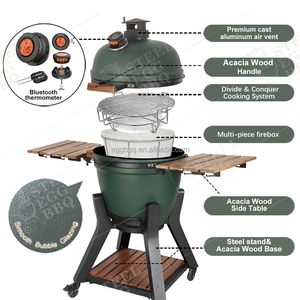Grill SEB KAMADO 21 pouces, fabricant certifié BSCI, parrilla kamado, barbecue en céramique, <span class=keywords><strong>asador</strong></span> pour jardin et extérieur - Product Image 3