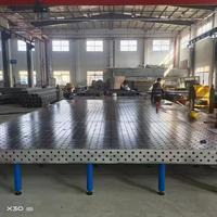 Station de soudage en fonte flexible 3D D28 avec surface nitrurée au plasma pour postes de travail de soudage robotisé, applications intensives